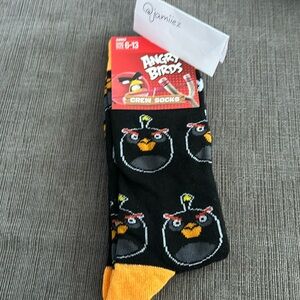 Angry Birds Crew Socks 6-13 NWT